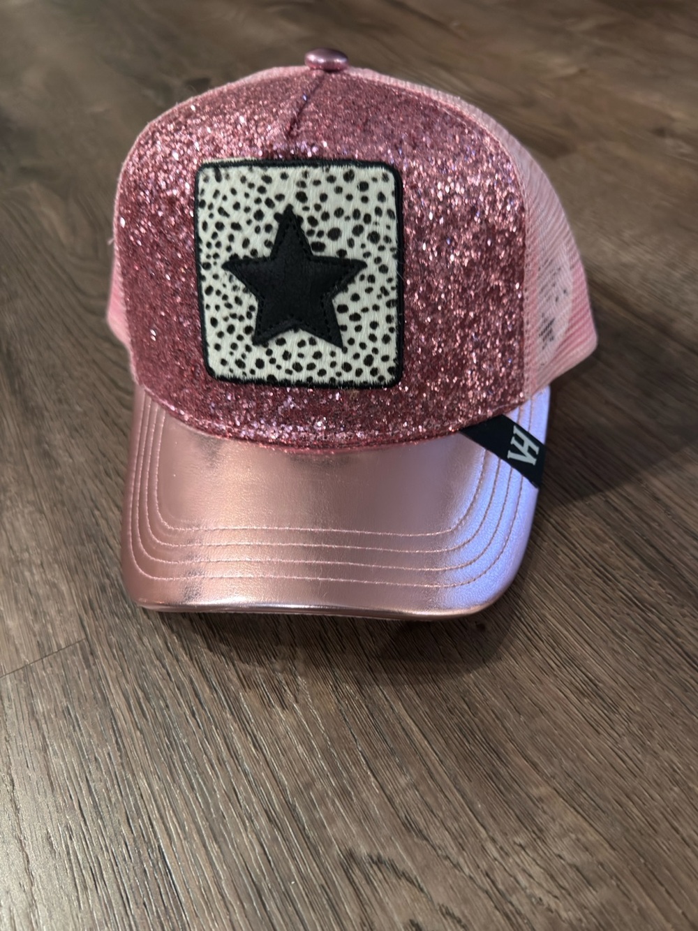 Vintage Havana Pink Glitter Hat